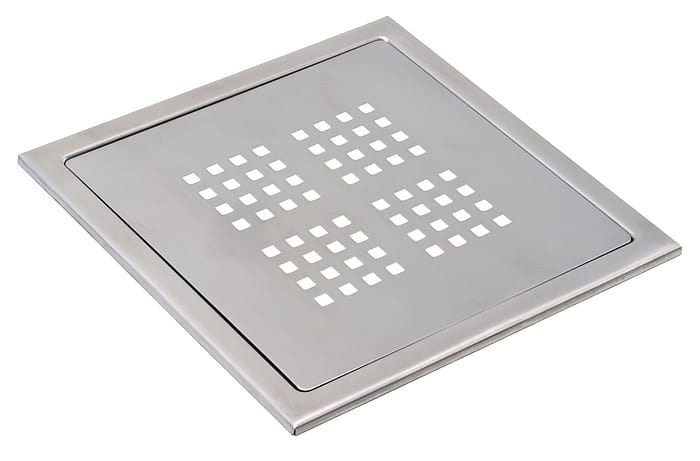 TEBO fsz-i lefolyó rostély,ezüst kivág.200mm KOPENHÁGA