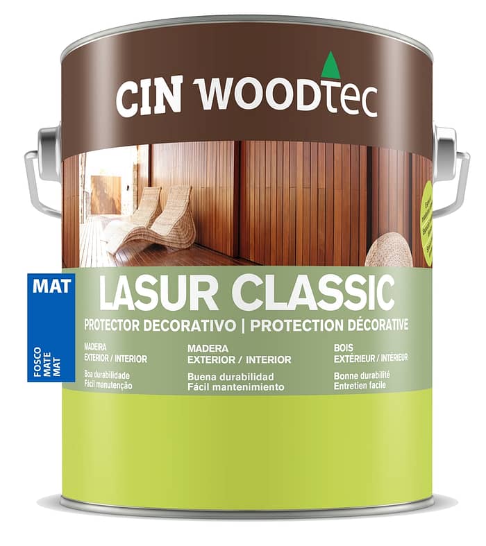 WOODTEC CLASSIC matt oldószeres vékonylazúr 2 in 1