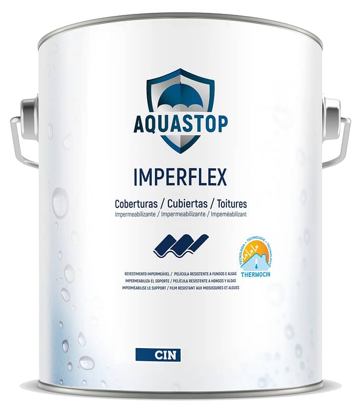 IMPERFLEX flexibilis víszigetelő bevonat (járható)  ThermoCin fehér