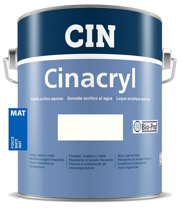 CINACRYL zománcfesték Bio-Pruf TM fehér Matt