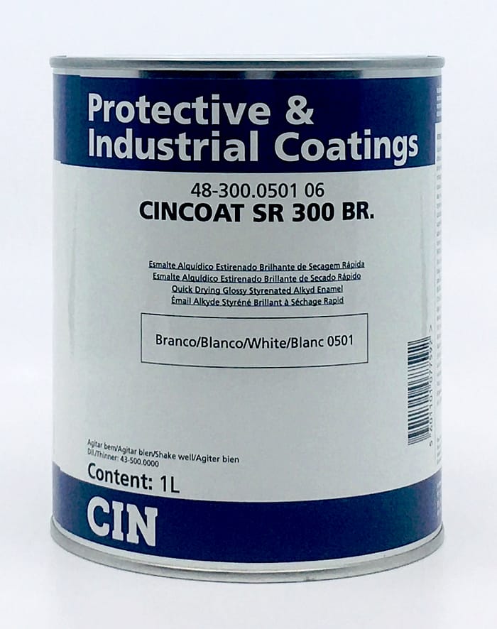 CINCOAT SR 300 BR nitrozománc fehér