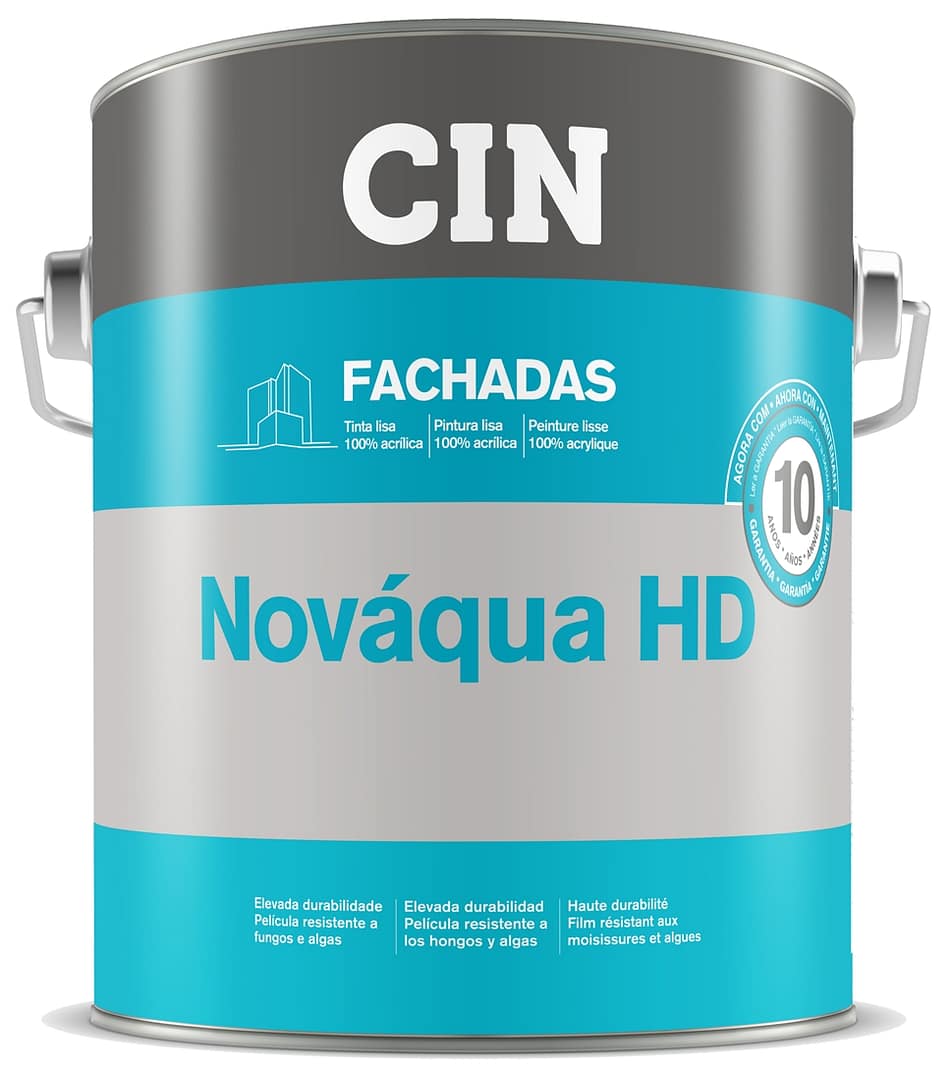 NOVÁQUA HD matt homlokzatfesték fehér 10 ÉV GAR.