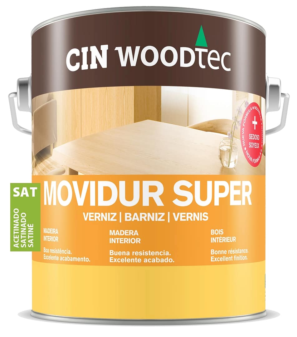 MOVIDUR SUPER selyemfényű vízbázisú beltéri lakk színtelen